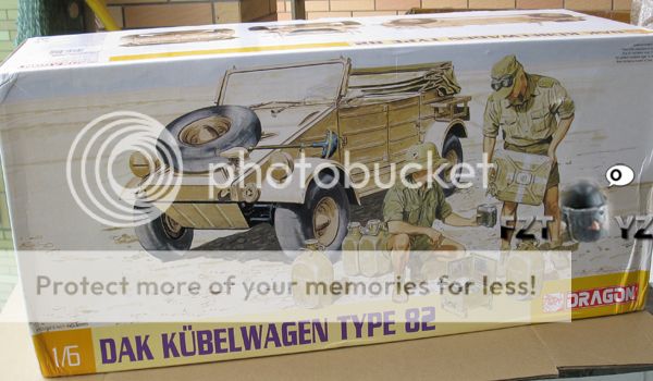 Dragon WWII German Dak Kubelwagen Type 82 1/6 Model Kit  