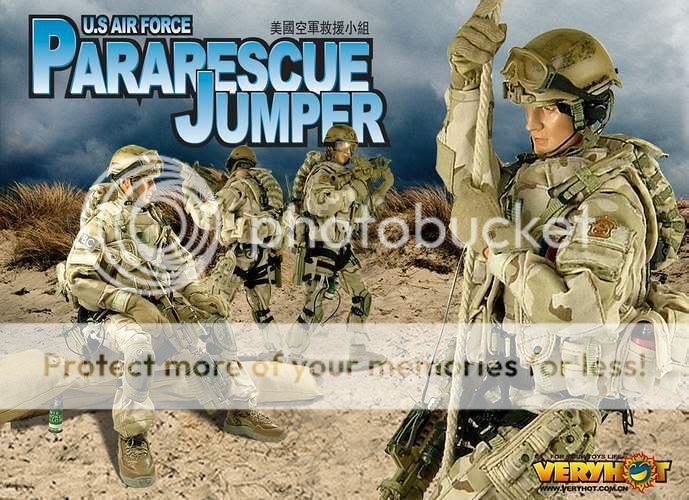 VERY HOT US Air Force Pararescue Jumper 1/6  