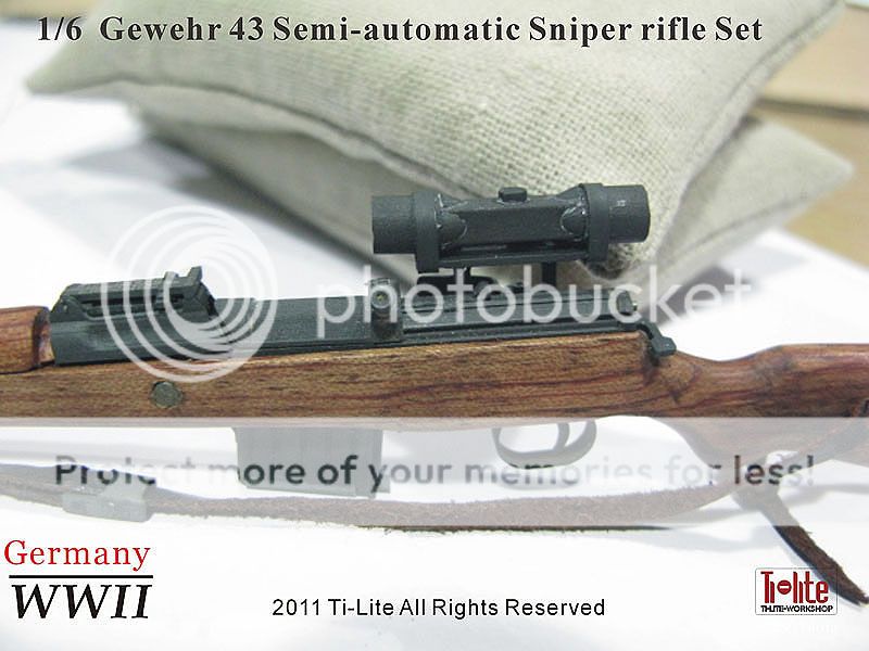 TI LITE WWII German Gewehr 43 Sniper Rifle Set 1/6