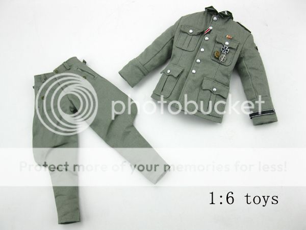 DID WWII GERMAN Panzer Division Ralf Uniform w/ Medals Set 1/6 D80081 