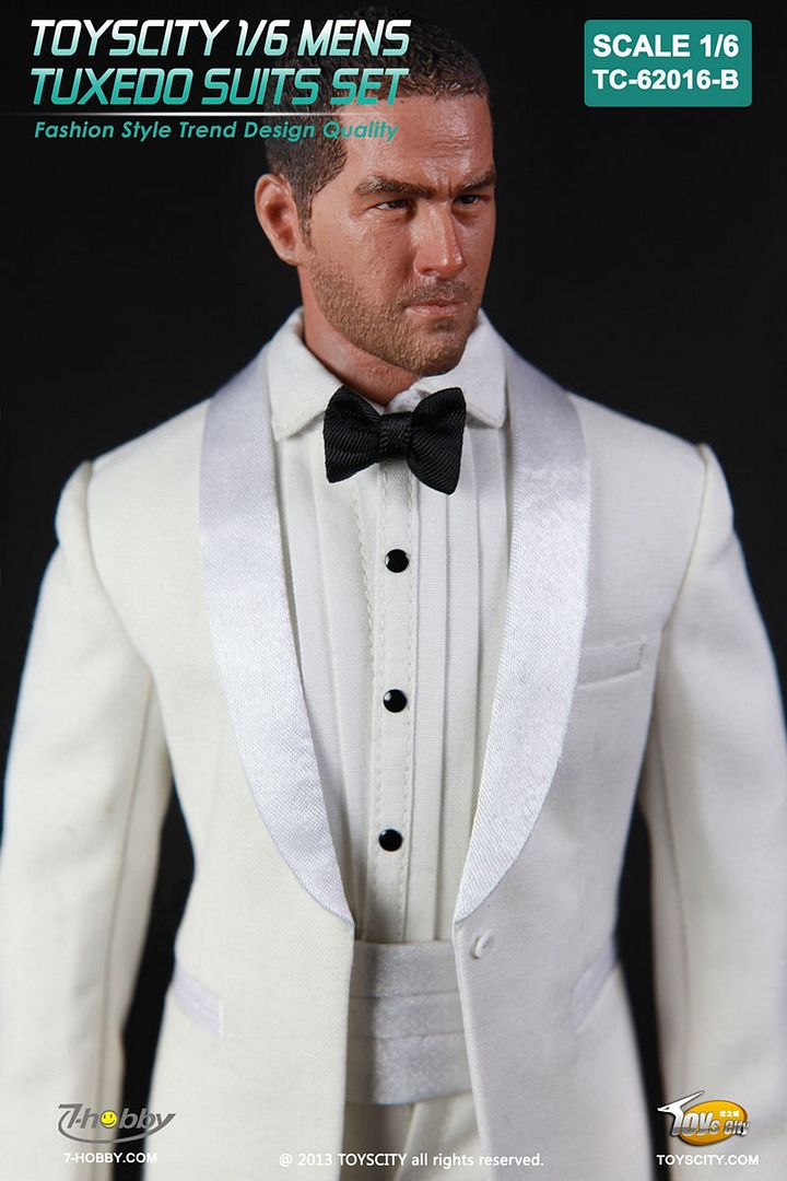 1//6 Gentleman British Royal Tuxedo Suit Set For 12/" Hot Toys Worldbox Figure USA