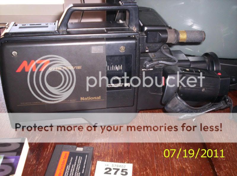 NATIONAL Panasonic full size VHS Camcorder NV M7  