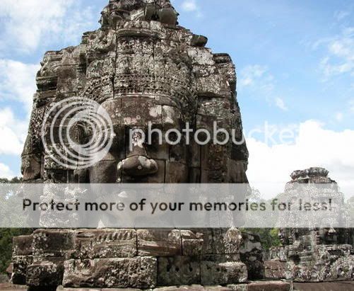 HEADED BUDDHA Angkor Cambodia.