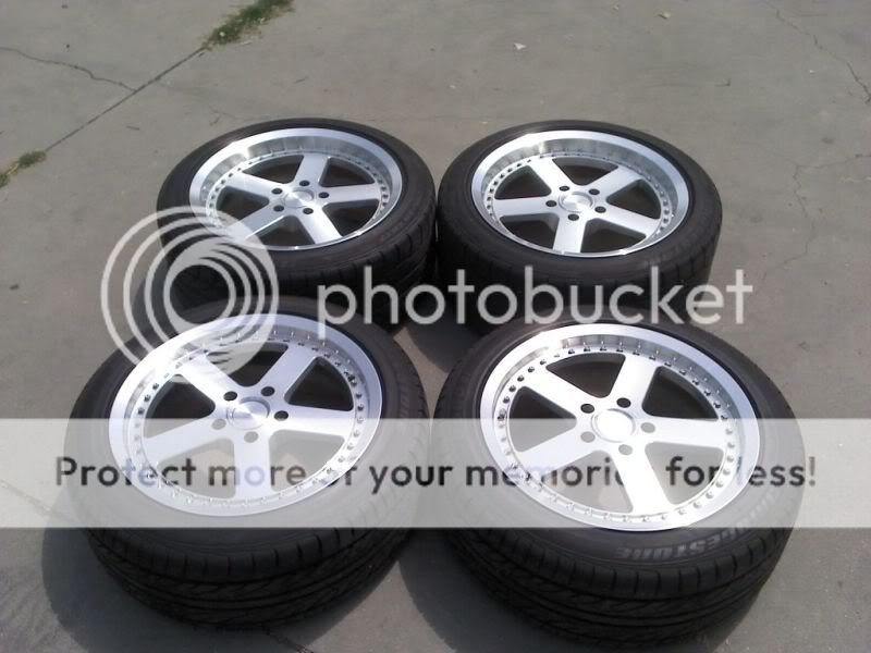 JDM Manaray MS 5 Rims 3 Piece 17x8 17x9 5x114 3