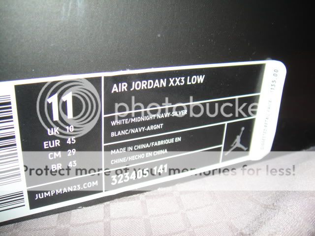 Air Jordan 23 low ( size 11 , blue/white ) jordan low xx3  