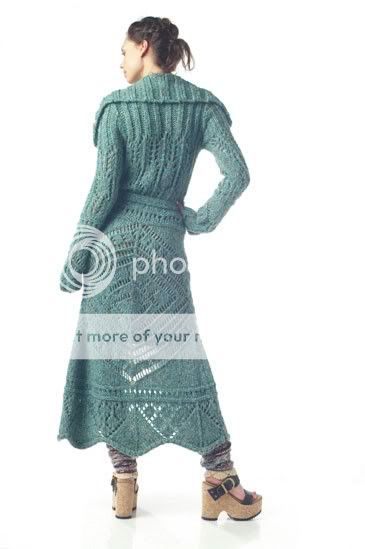 Pattern For A Long Sweater Jacket Crochet