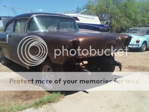 1957 Ford fiberglass front end #9