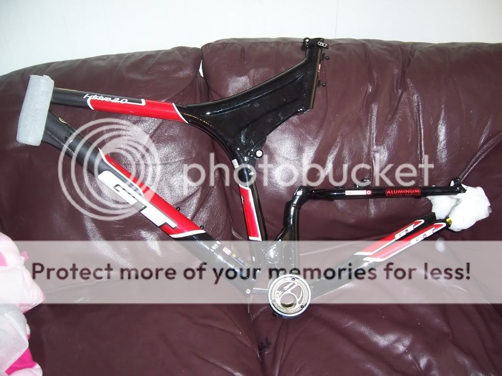 gt mtb frame