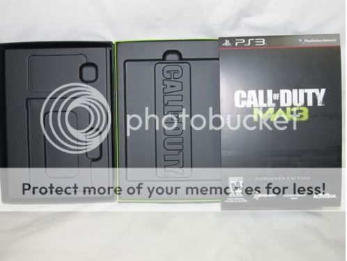 CALL OF DUTY MODERN WARFARE 3 MW3 HARDENED EDITION BOX AND SLIP COVER 