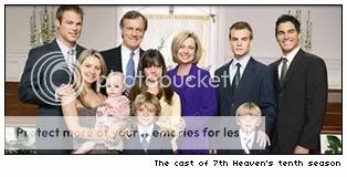 the tenth season cast of  7th Heaven [photo: Paramount Television]