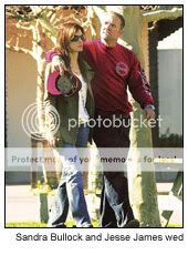Sandra Bullock and Jesse James out for a stroll