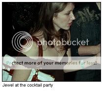 Jewel Staite at the cocktail party at the Flanvention 2005 [photo: Michelle Snow]