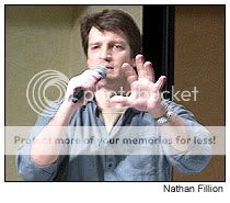 nathan Fillion at the Flanvention 2005 [photo: Michelle Snow]