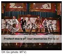 OK Go at the MTV Video Music Awards (photo: MTV)