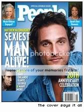 Actor Matthew McConaughey is People Magazine's 2005 sexiest man alive [photo: People Magazine]