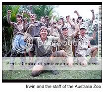 Steve Irwin and wife Terri  [photo: Discovery Channel]