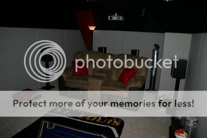 Projector setup in unfinished basement | AVS Forum
