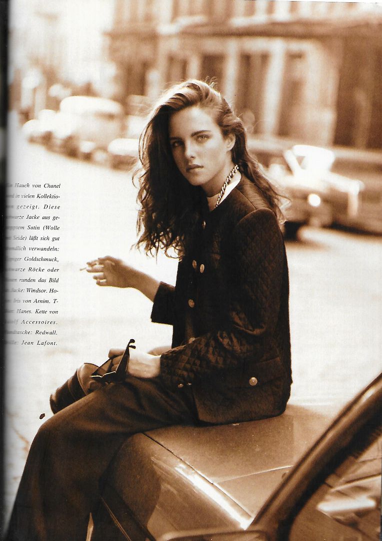 VOGUE GERMANY 1988 PAULINA PORIZKOVA ELLE MACPHERSON ...