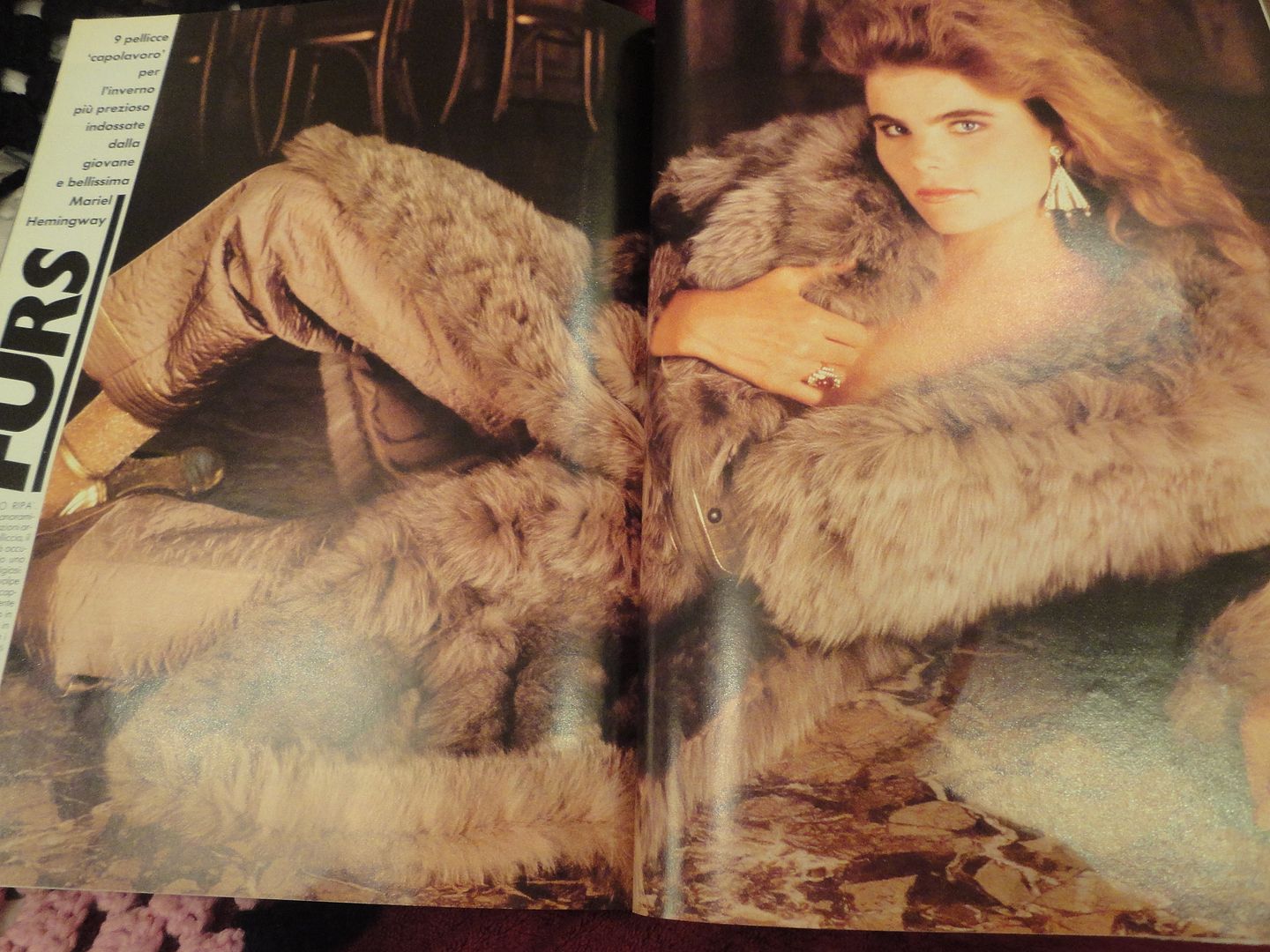   MARIEL HEMINGWAY PHOEBE CATES KELLY EMBERG JANE SEYMOUR FUR FAB